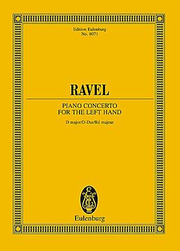 Maurice Ravel Notenblätter Konzert D-Dur für die linke Hand