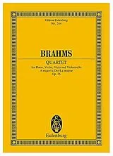 Johannes Brahms Notenblätter Quartette A-Dur op.26