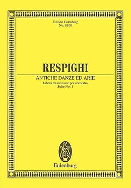 Ottorino Respighi Notenblätter Antiche danze ed arie - Suite Nr.1