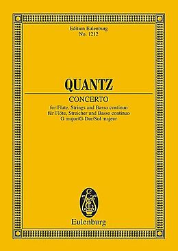 Johann Joachim Quantz Notenblätter Konzert