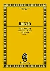 Max Reger Notenblätter Variationen und Fuge über ein Thema von Mozart op.132