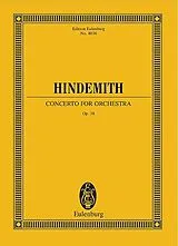 Paul Hindemith Notenblätter Concerto