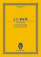 Johann Christian Bach Notenblätter Concerto E flat major