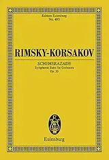 Nicolai Andrejewitsch Rimski-Korsakow Notenblätter Scheherazade op.35 - Sinfonische Suite