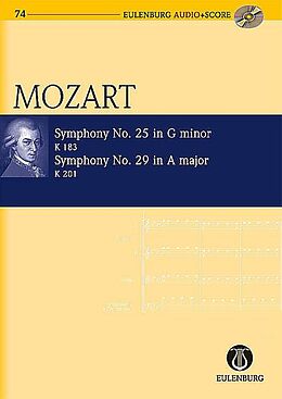 Loseblatt Sinfonie Nr. 25 g-Moll, Sinfonie Nr. 29 A-Dur von 