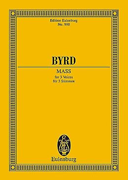 William Byrd Notenblätter Mass