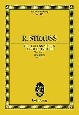Richard Strauss Notenblätter Till Eulenspiegels lustige Streiche op.28