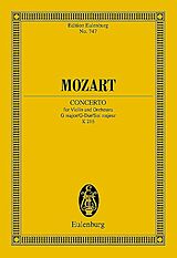 Wolfgang Amadeus Mozart Notenblätter Konzert G-Dur KV216