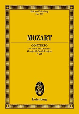 Loseblatt Konzert G-Dur von Wolfgang Amadeus Mozart