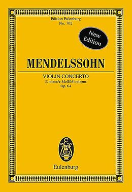 Felix Mendelssohn-Bartholdy Notenblätter Konzert e-Moll op.64