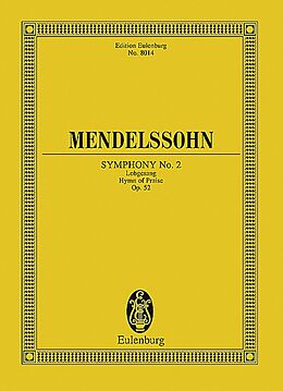 Felix Mendelssohn-Bartholdy Notenblätter Sinfonie Nr.2 op.52