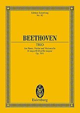 Ludwig van Beethoven Notenblätter Klaviertrio D-Dur op.70,1