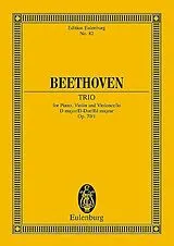 Ludwig van Beethoven Notenblätter Klaviertrio D-Dur op.70,1