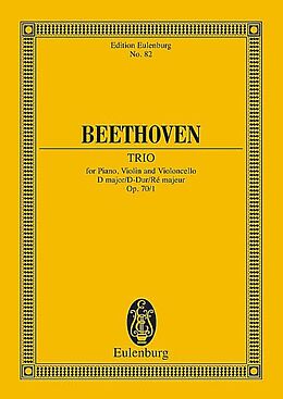 Ludwig van Beethoven Notenblätter Klaviertrio D-Dur op.70,1