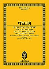Antonio Vivaldi Notenblätter Konzert E-Dur op.8,1 RV269