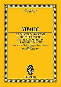 Antonio Vivaldi Notenblätter Konzert E-Dur op.8,1 RV269