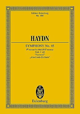 Franz Joseph Haydn Notenblätter Sinfonie fis-Moll Nr.45 Hob.I-45