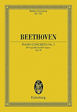Ludwig van Beethoven Notenblätter Konzert B-Dur Nr.2 op.19