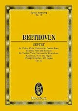 Ludwig van Beethoven Notenblätter Septett Es-Dur op.20