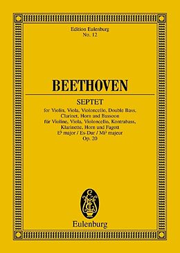 Ludwig van Beethoven Notenblätter Septett Es-Dur op.20 für Klarinette