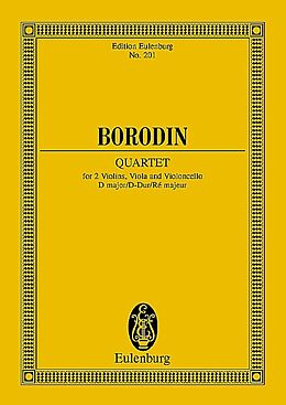 Alexander Porfirjewitsch Borodin Notenblätter Streichquartett D-Dur Nr.2
