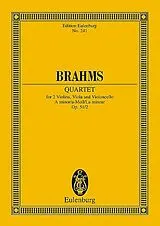 Johannes Brahms Notenblätter Streichquartett a-Moll op.51,2