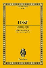 Franz Liszt Notenblätter Les preludes Symphonic poem no.3