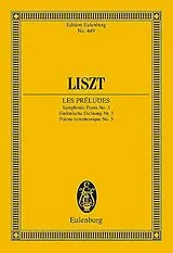 Franz Liszt Notenblätter Les preludes Symphonic poem no.3