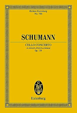 Robert Schumann Notenblätter Konzert a-Moll op.129