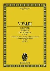 Antonio Vivaldi Notenblätter Lestate