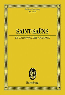 Camille Saint-Saëns Notenblätter Carnaval des animaux