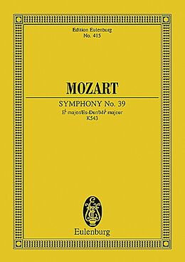 Wolfgang Amadeus Mozart Notenblätter Sinfonie Es-Dur KV543