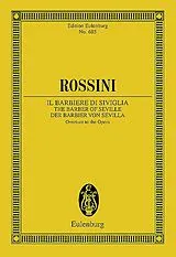 Gioacchino Rossini Notenblätter Ouvertüre zu Der Barbier von Sevilla