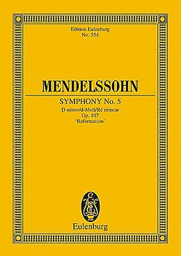 Felix Mendelssohn-Bartholdy Notenblätter Sinfonie d-Moll Nr.5 op.107