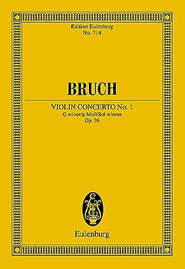 Max Bruch Notenblätter Konzert g-Moll Nr.1 op.26