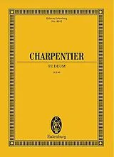 Marc Antoine Charpentier Notenblätter Te deum