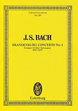 Johann Sebastian Bach Notenblätter Brandenburgisches Konzert G-Dur Nr.4 BWV1049