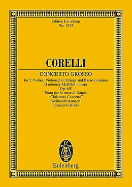 Arcangelo Corelli Notenblätter Concerto grosso g minor op.6,8 (Weihnachtskonzert)