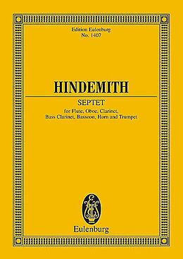 Paul Hindemith Notenblätter Septett