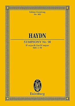 Franz Joseph Haydn Notenblätter Sinfonie B-Dur Nr.98 Hob.I-98