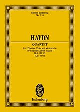 Franz Joseph Haydn Notenblätter QUARTET NO. 69 B FLAT MAJOR FOR 2