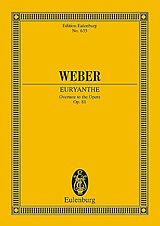 Carl Maria von Weber Notenblätter Euryanthe Overture