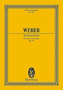 Carl Maria von Weber Notenblätter Euryanthe Overture