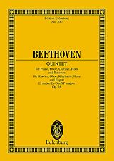 Ludwig van Beethoven Notenblätter Quintett op.16