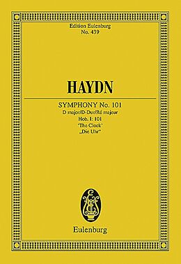 Franz Joseph Haydn Notenblätter Sinfonie D-Dur Nr.101 Hob.I-101