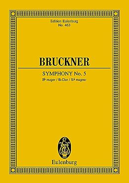 Anton Bruckner Notenblätter Sinfonie B-Dur Nr.5