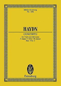 Franz Joseph Haydn Notenblätter Concerto C major