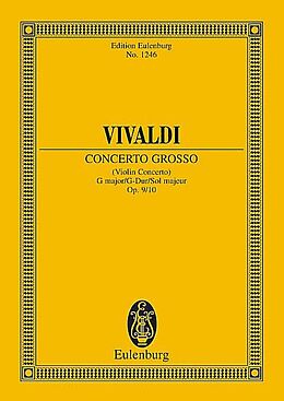 Antonio Vivaldi Notenblätter Konzert G-Dur op.9,10