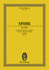 Louis Spohr Notenblätter Oktett E-Dur op.32 für Violine