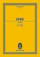William Byrd Notenblätter Mass in 5 parts